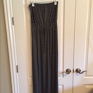 Maxi strapless dress